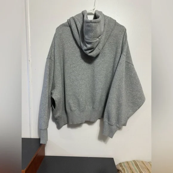 Nike Women's Phoenix Fleece oversized pullover Gray Hoodie - Picture 2 of 6